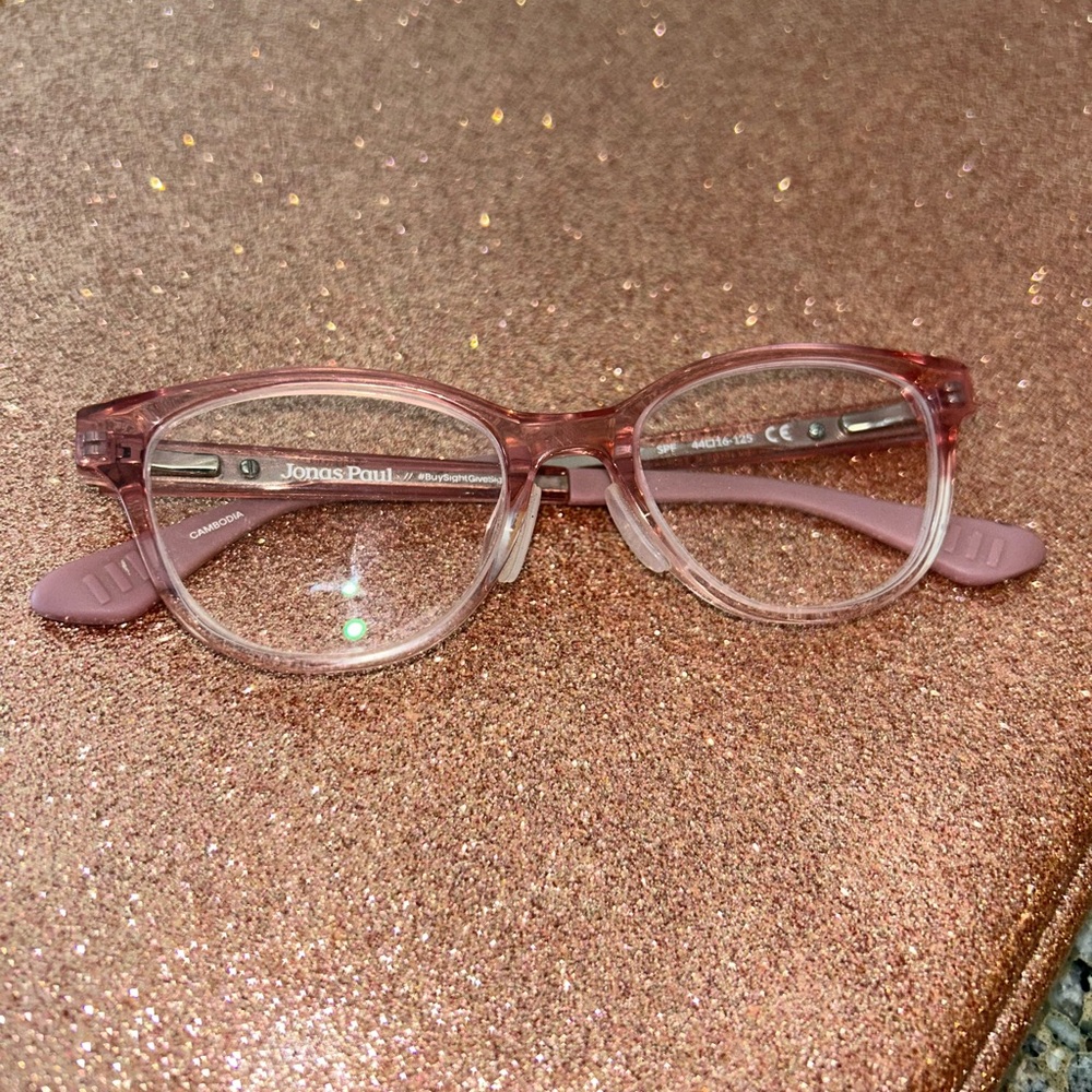 JONAS PAUL The Libby in BubbleGum / Pale Sparkle Pink SIZE: SMALL (44-16-125)